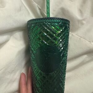 Starbucks Green Tumbler with Straw